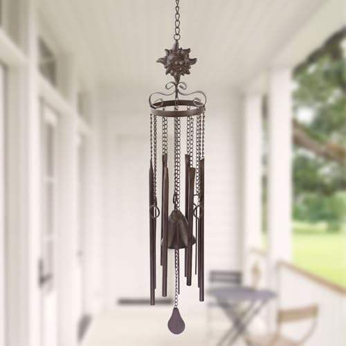 Sun-Facing Wind Chimes for Outdoor Decor