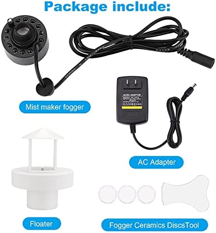 FITNATE 350ml Ultrasonic Mist Maker with LED Light