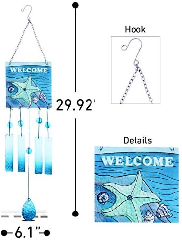 CoTa Global Seashells Are Love Letters in the Sand Wind Chime