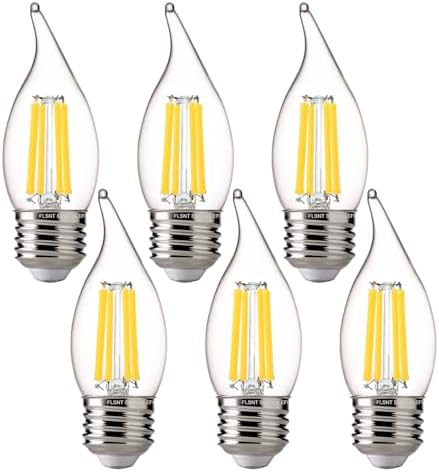 FLSNT 5000K Daylight LED Chandelier Bulbs 6 Pack
