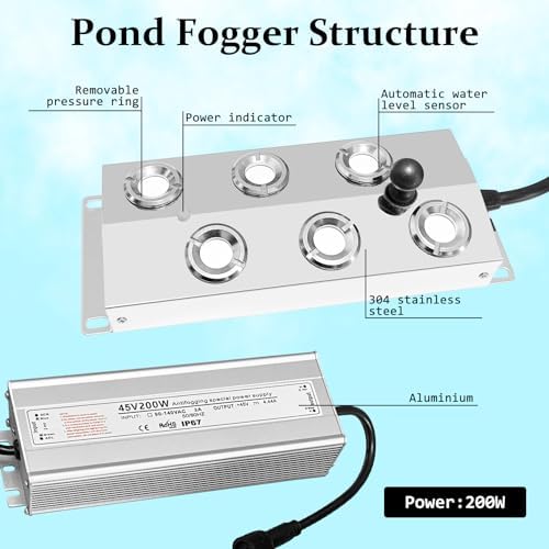 Mezurun 6 Head Ultrasonic Fogger Mist Maker