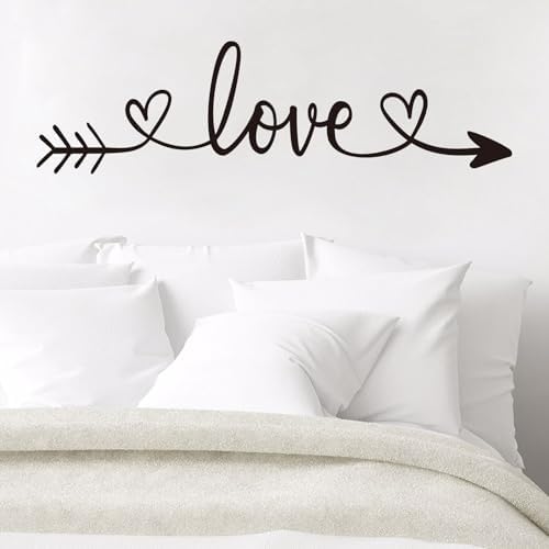 AnFigure Love Quotes Wall Stickers - Inspirational Vinyl Art for Couples