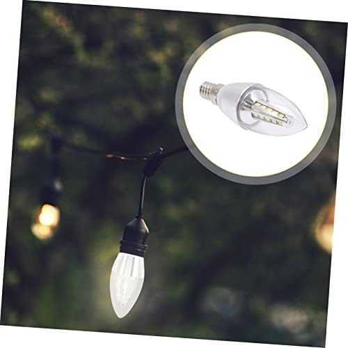 Veemoon 2pcs LED Candle Bulbs E27 Light Source Decorative