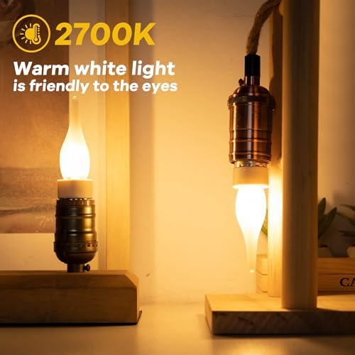 Grensk E12 15W LED Candelabra Night Light Bulbs Pack of 12