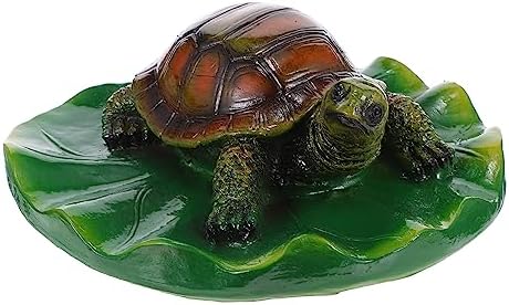 Floating Turtle Pond Decor Resin Sculpture