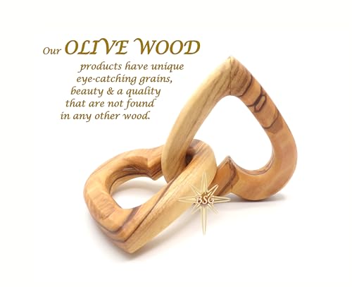 Customized Wooden Interlocking Heart Decor