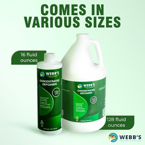 Webbs Water Gardens Defoamer Concentrate 16 Ounces
