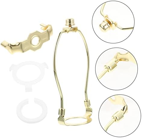 HOMSFOU 2Set Lamp Shade Holder Frame Harp Kit