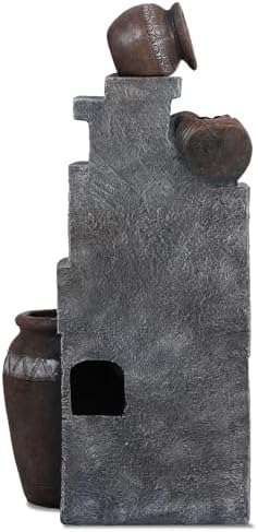 MAIBH Outdoor Water Fountain with LED Lights