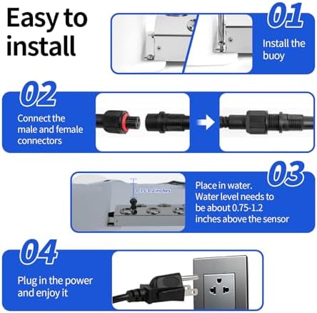 Ultrasonic Mist Maker 6 Head Fogger with Float IP67 Waterproof