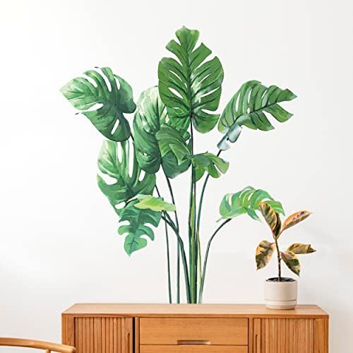 Giant Leaf Wall Decals for Bedroom and Living Room