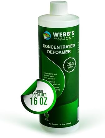 Webbs Water Gardens Defoamer Concentrate 16 Ounces