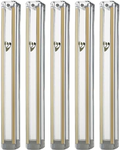 SUPER STAM Mezuzah Case Holder with Rubber Cork