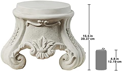 Design Toscano KY0631 Rococo Plinth Faux Stone