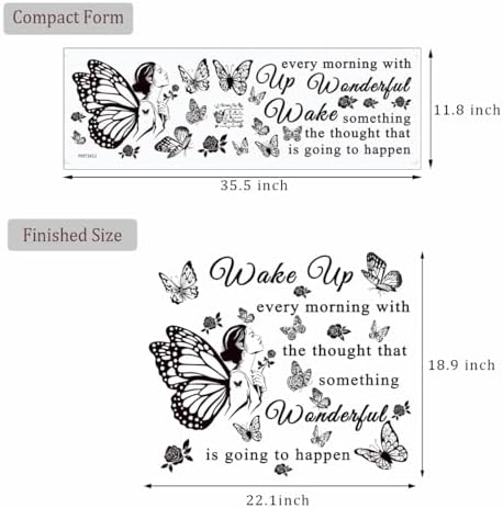Inspirational Quote Decals for Office and Classroom Decor