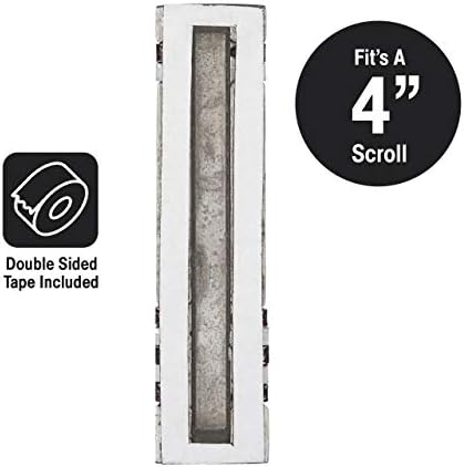 AS Mezuzot 5 Inch Black Stainless Steel Mezuzah Case