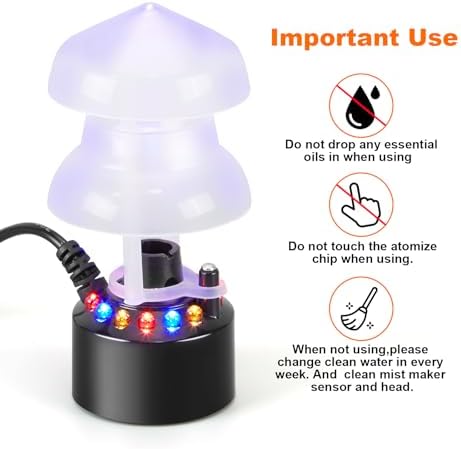 FITNATE Mist Maker with 12 LED Lights