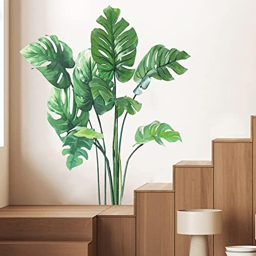 Giant Leaf Wall Decals for Bedroom and Living Room