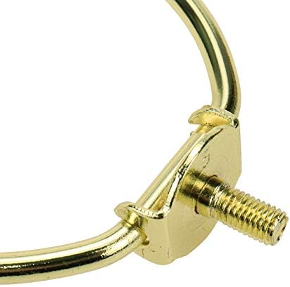 LC LICTOP 5 Inch Gold Lamp Harp Holder Set of 2