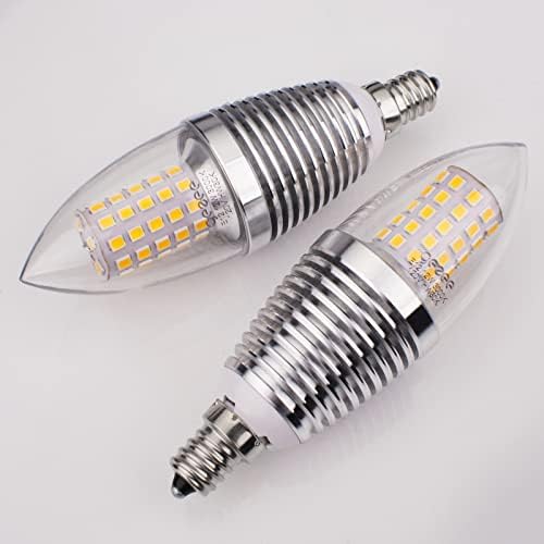 Geeze 12W Warm White LED Light Bulbs 3000K 4 Pack