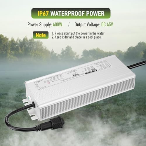 Ultrasonic Fogger Mist Maker 12 Head with 400W Power Supply and Floats