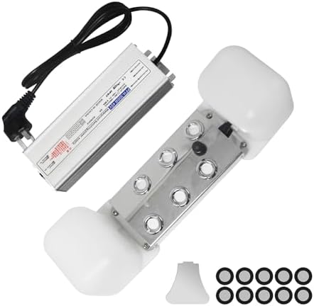 Ultrasonic Mist Maker 6 Head Fogger with Float IP67 Waterproof