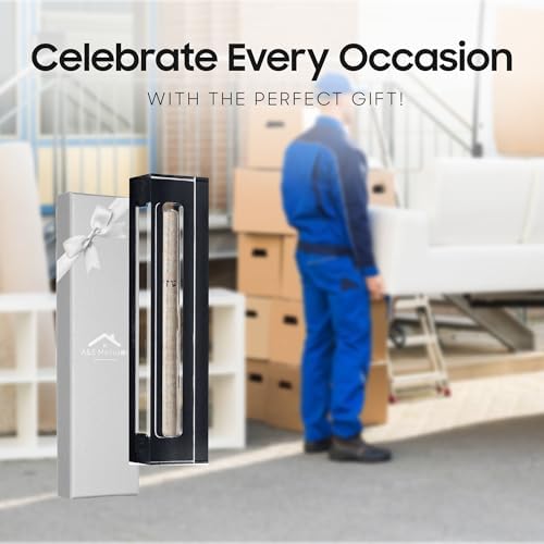 AS Mezuzah Acrylic Case for Door - 6 Inches Black