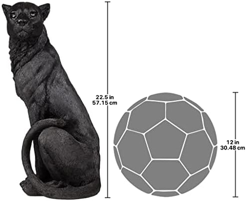 Design Toscano Shadow Predator Black Panther Wall Sculpture 1