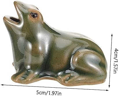 MERRYHAPY Waterfall Frog Outdoor Decor Statue