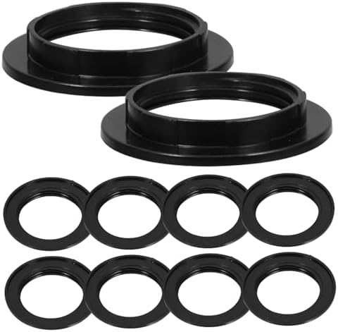 Light Socket Shade for E27 Fixtures Universal Lamp Holder Collar Ring