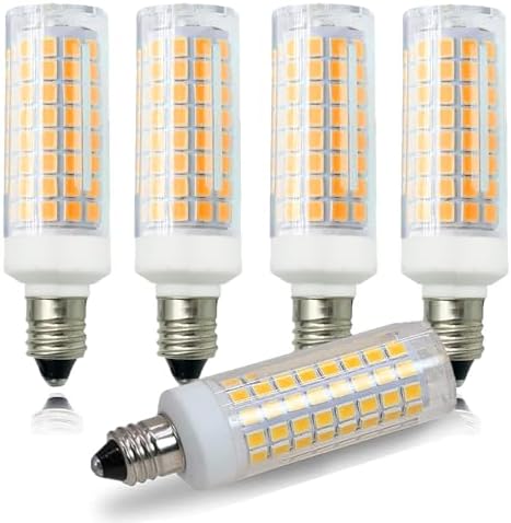 Pack of 5 E11 LED Bulb 7W Dimmable Warm White 3000K