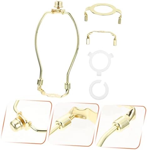 HOMSFOU 2Set Lamp Shade Holder Frame Harp Kit