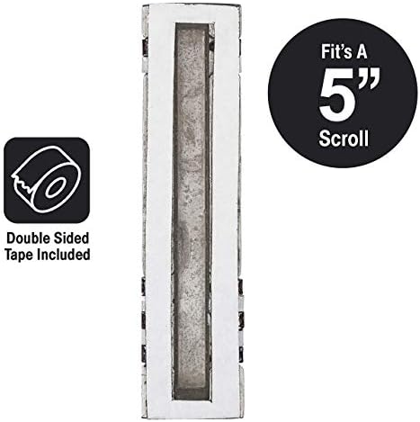 AS Mezuzot Stainless Steel Mezuzah Case with Ring Design