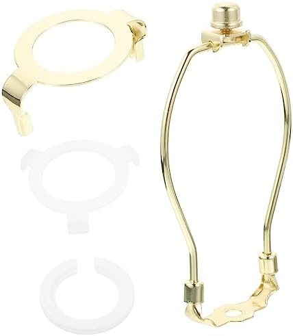 HOMSFOU 2Set Lamp Shade Holder Frame Harp Kit