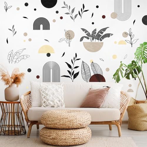 Kazova Vintage Abstract Geometric Wall Decals