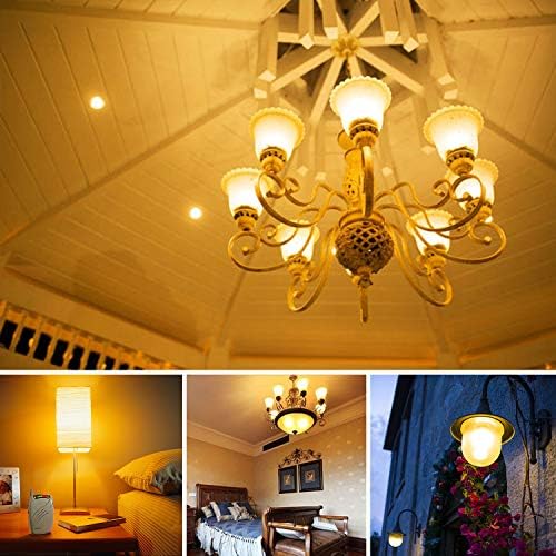 Tebio E12 Base LED Bulbs 8 Pack Warm White 3000K