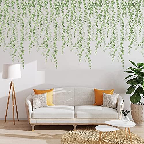 KALYLOC 6 Sheet Hanging String of Pearls Wall Decals