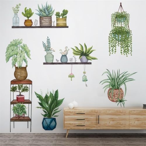 Arawat Plant Wall Decals Peel and Stick Decor