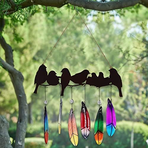 Handmade Glass Wind Chimes for Outdoor and Indoor Use