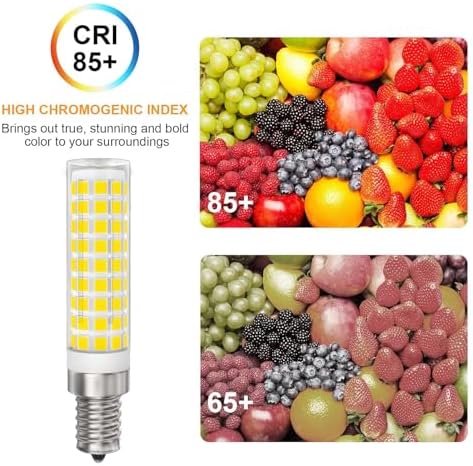 E12 100W Dimmable LED Candelabra Bulb 6 Pack Daylight White