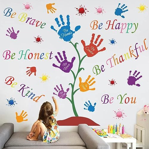 Colorful Inspirational Wall Decals for Kids Room