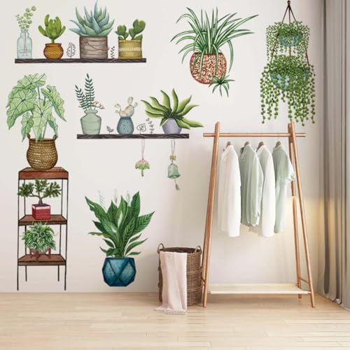 Arawat Plant Wall Decals Peel and Stick Decor