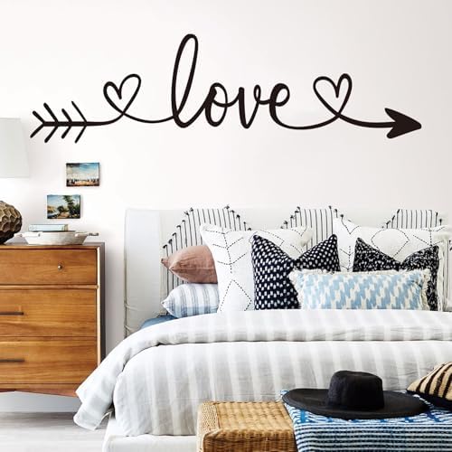 AnFigure Love Quotes Wall Stickers - Inspirational Vinyl Art for Couples