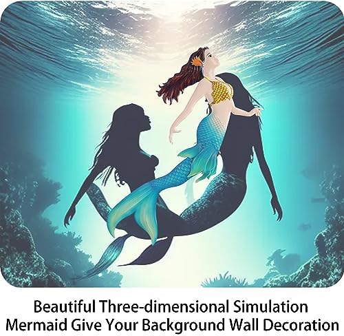 Johns Studio 149 Inch Metal Mermaid Wall Decor
