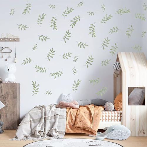 Vgaruint Green Leaves Wall Decals - Boho Decor