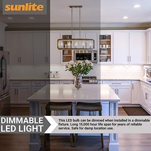 Sunlite 40956 Filament Style LED Chandelier Bulb 5W 6 Pack