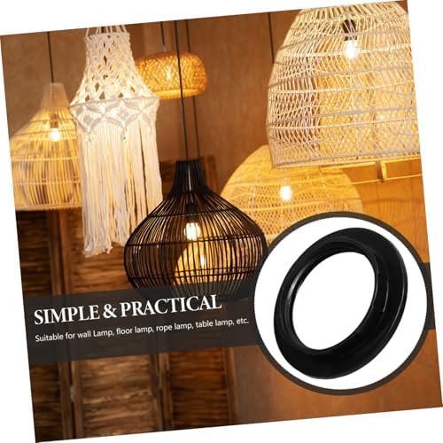 Light Socket Shade for E27 Fixtures Universal Lamp Holder Collar Ring