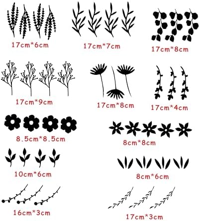 Wildflower Wall Decals Botanical Art for Kids Room