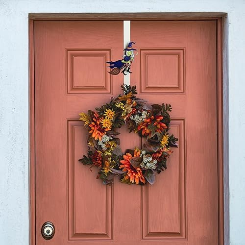 2 Pack Halloween Wreath Hangers for Front Door
