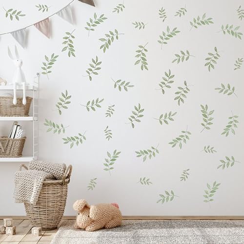Vgaruint Green Leaves Wall Decals - Boho Decor